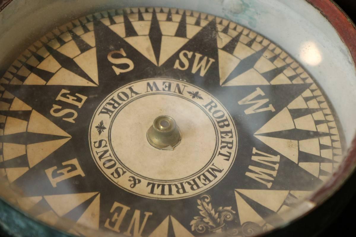 Nord-américain Boussole du XIXe siècle de Robert Merrill en vente