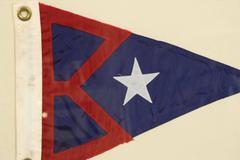 Authentic Stitched Nylon Yacht Burgee
