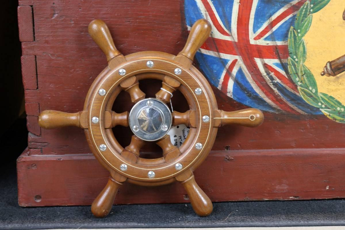 Yacht Wheel In Good Condition In Norwell, MA