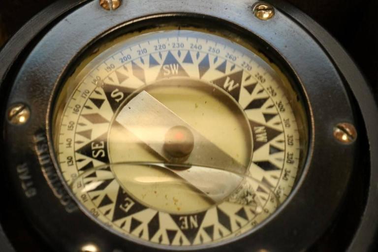 Boxed Compass at 1stDibs