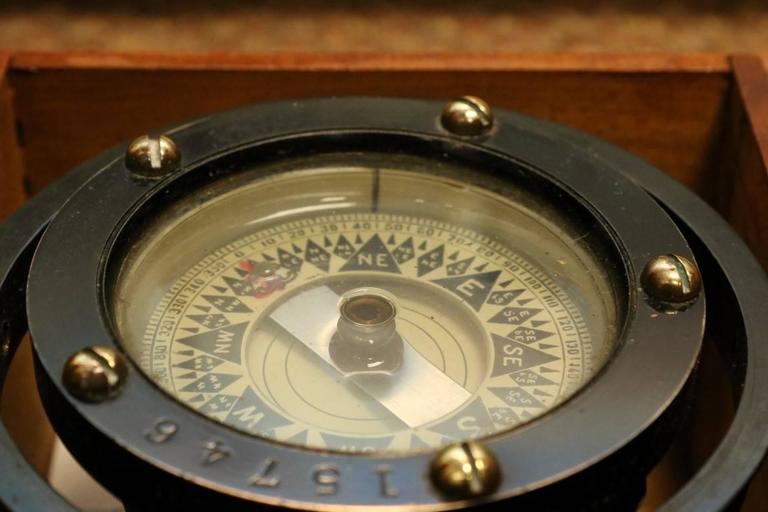 Boxed Compass at 1stDibs