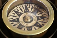 Mid-19th Century Boxed Compass