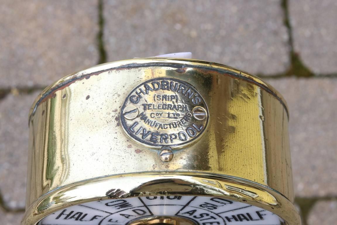 20th Century Brass Telegraph by Chadburns