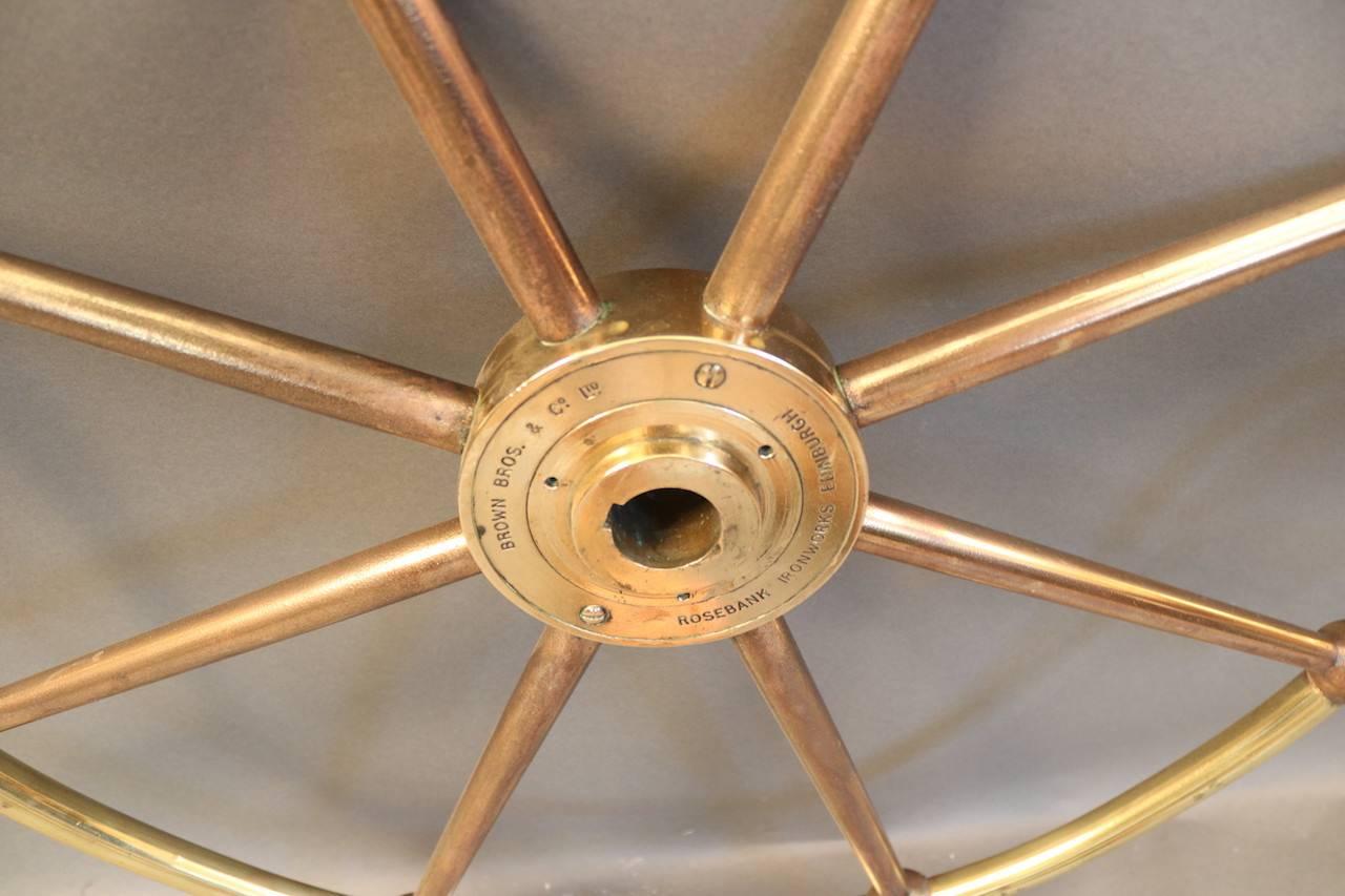 20th Century Authentic Brass Wheel