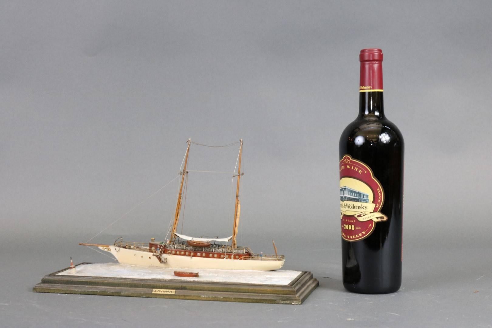 Detailed Model of Schooner Yacht Lavinan 1