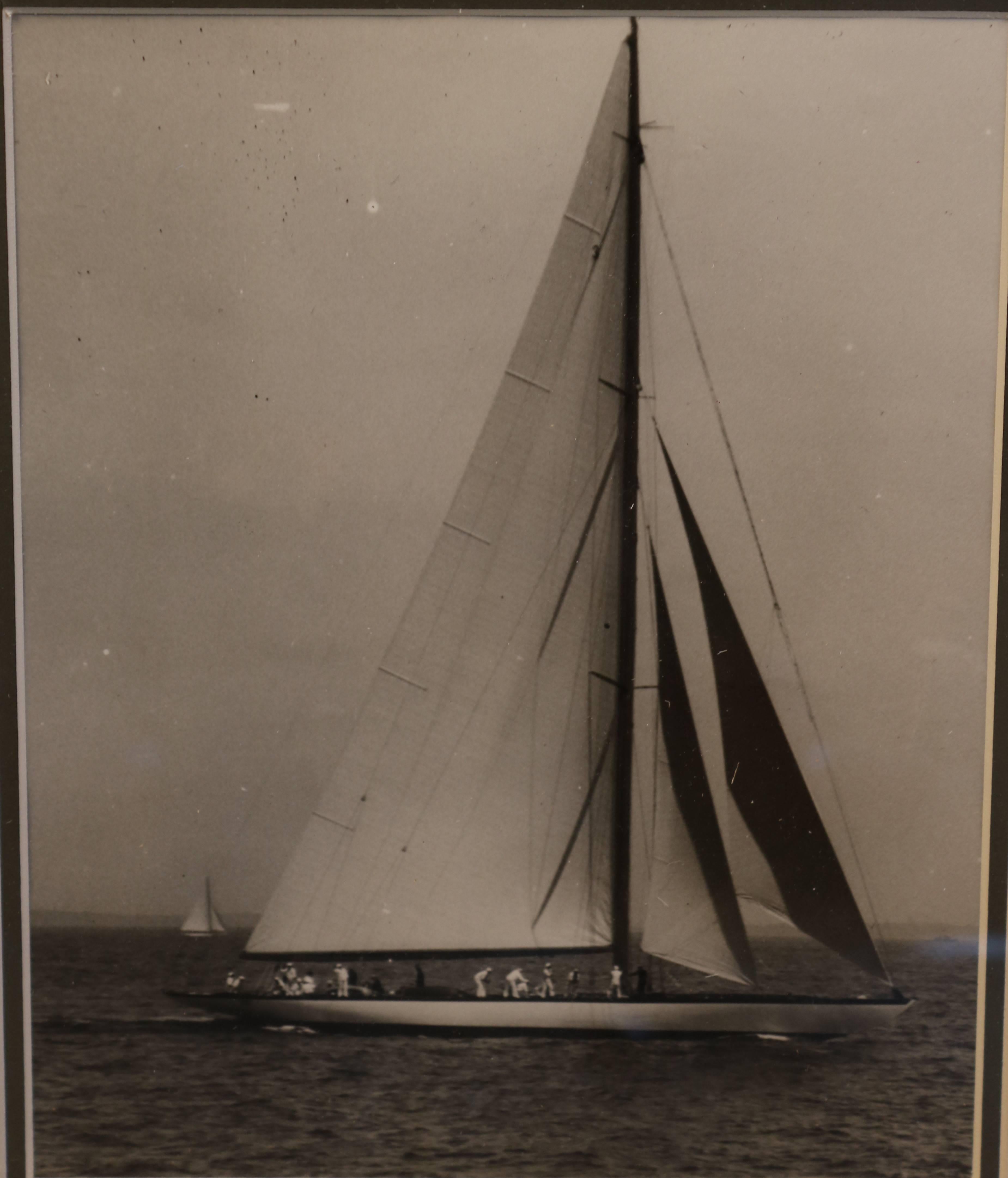 Original press photograph of the whirlwind from July 1930 with press photo ID affixed to rear. Matted and framed. Overall Dimensions: 16.5" x 14".