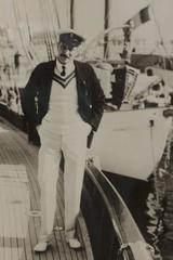 Original Press Photo Showing King of Denmark