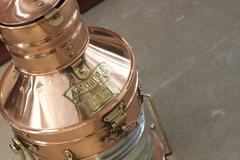 Copper and Brass Ship's Anchor Lantern by Meteorite