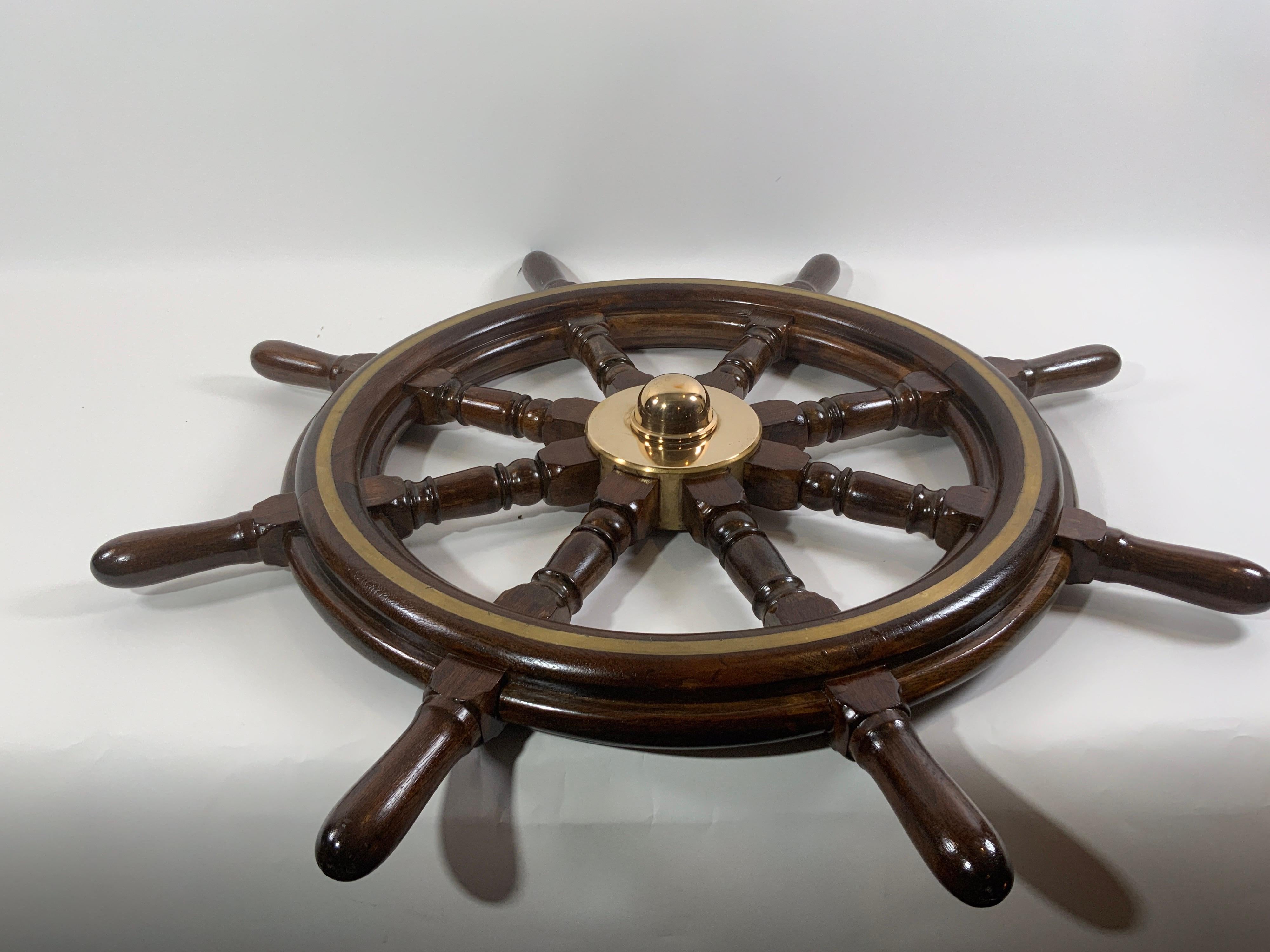 Authentique roue de navire à huit ressorts en vente 4