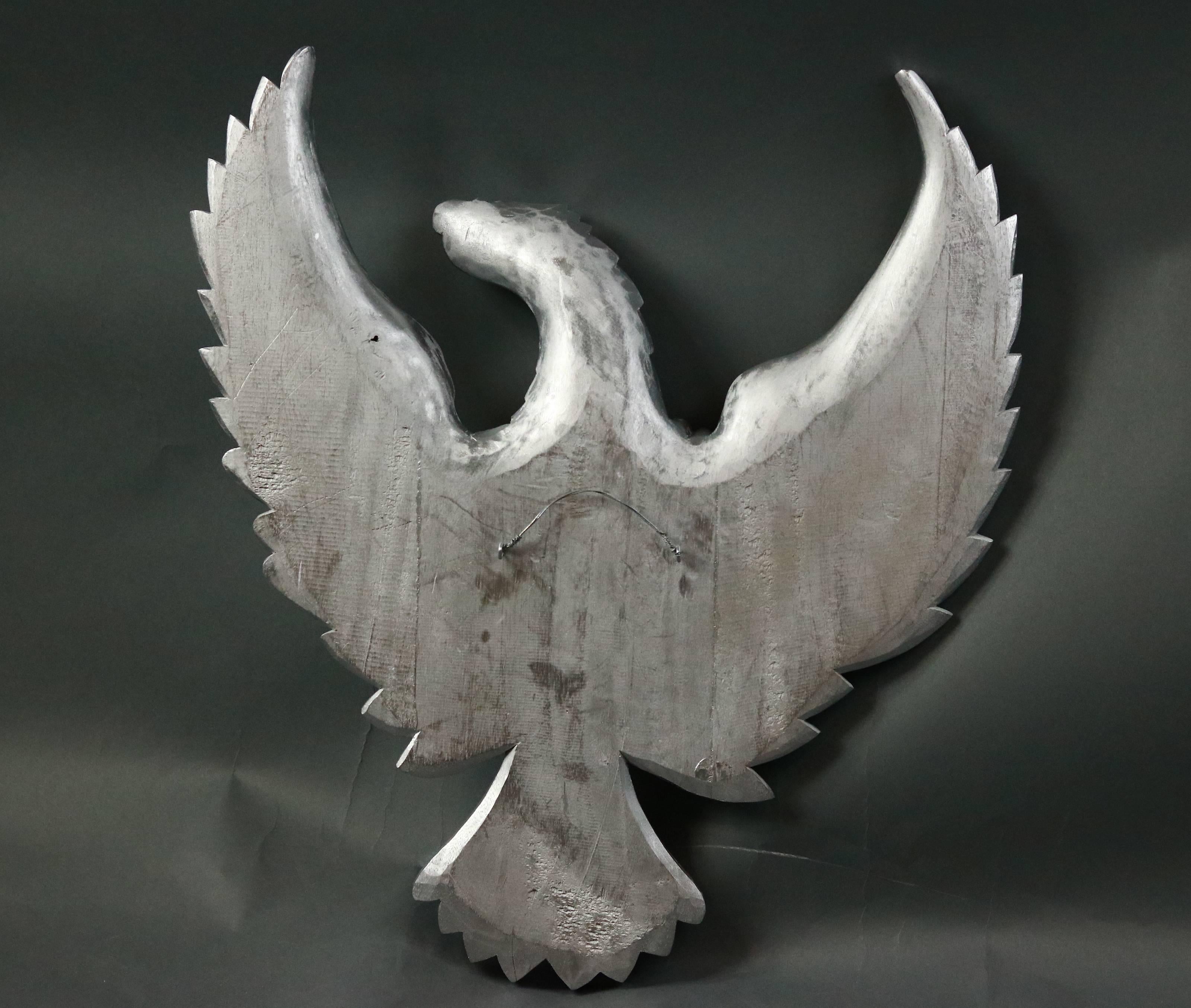 Wood Carved Federal Eagle