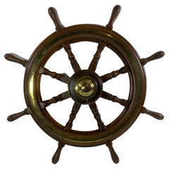 Ships Wheel with Wood Hub, circa 1860