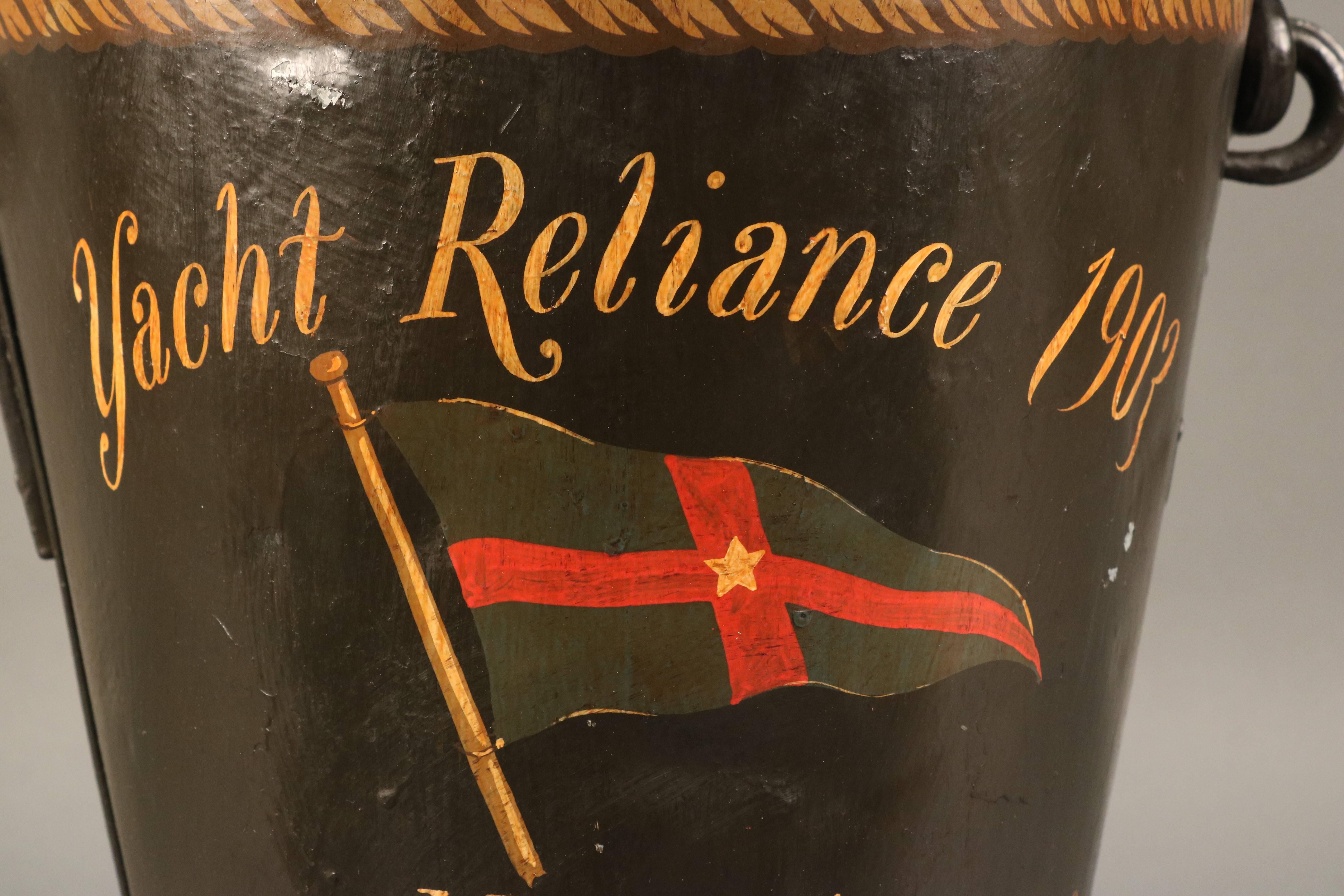 20th Century Authentic Deck Bucket from a ship