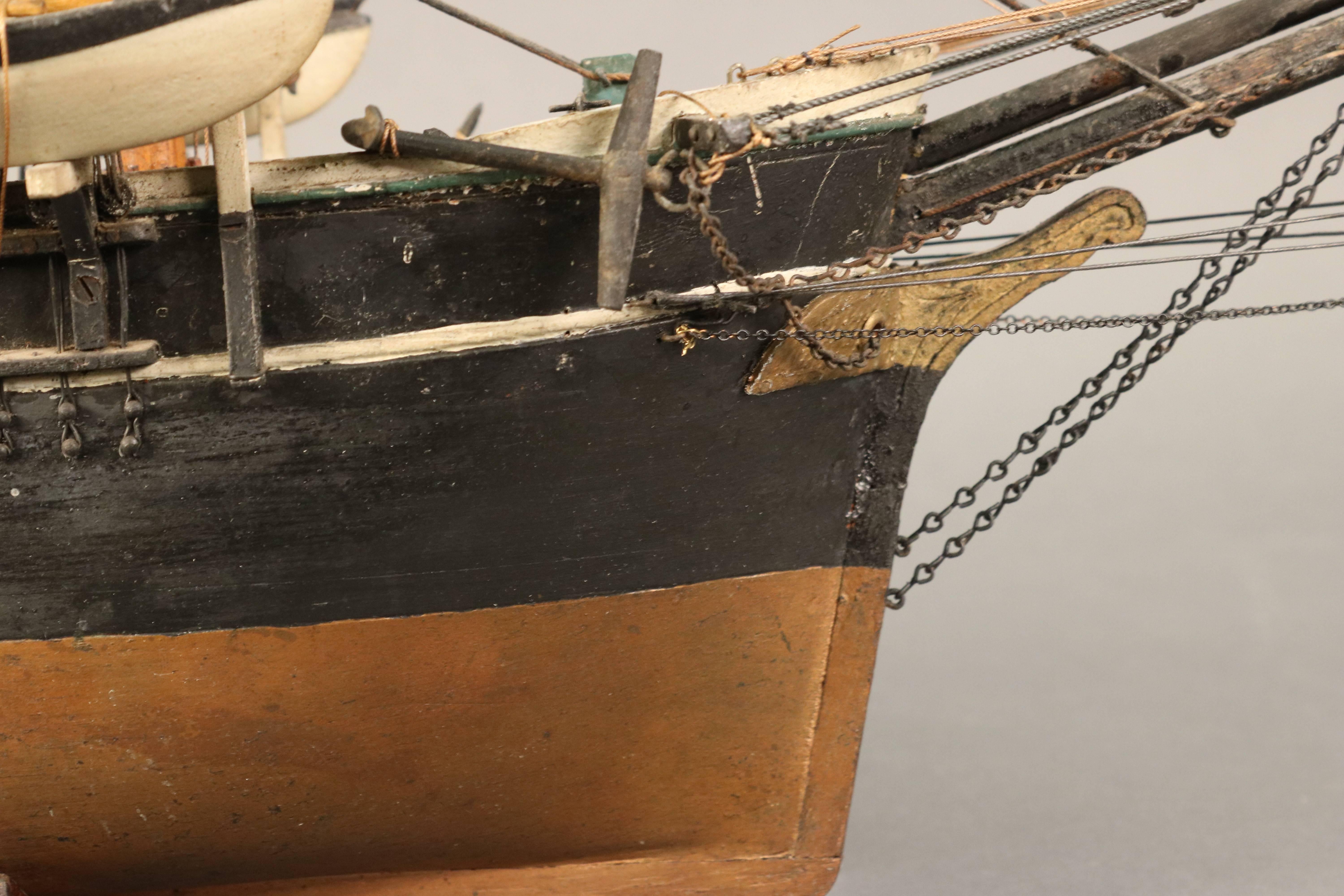 Antique Model of the Famous Whaleship 