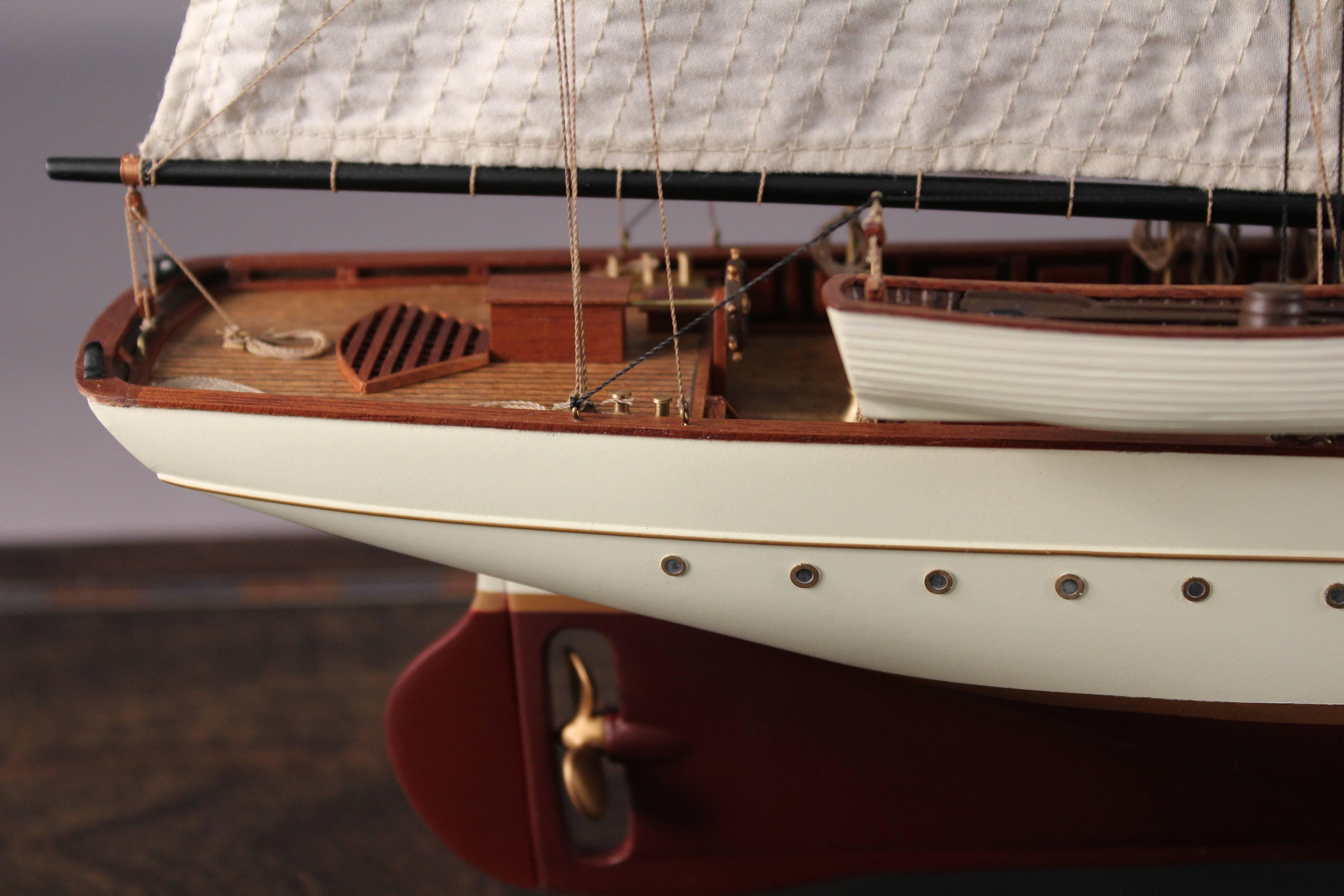 Steam Yacht-Modell der „Harvard“ im Zustand „Gut“ im Angebot in Norwell, MA