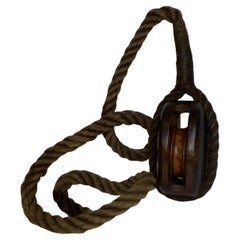 Rare Pulley Block from the USS Constitution