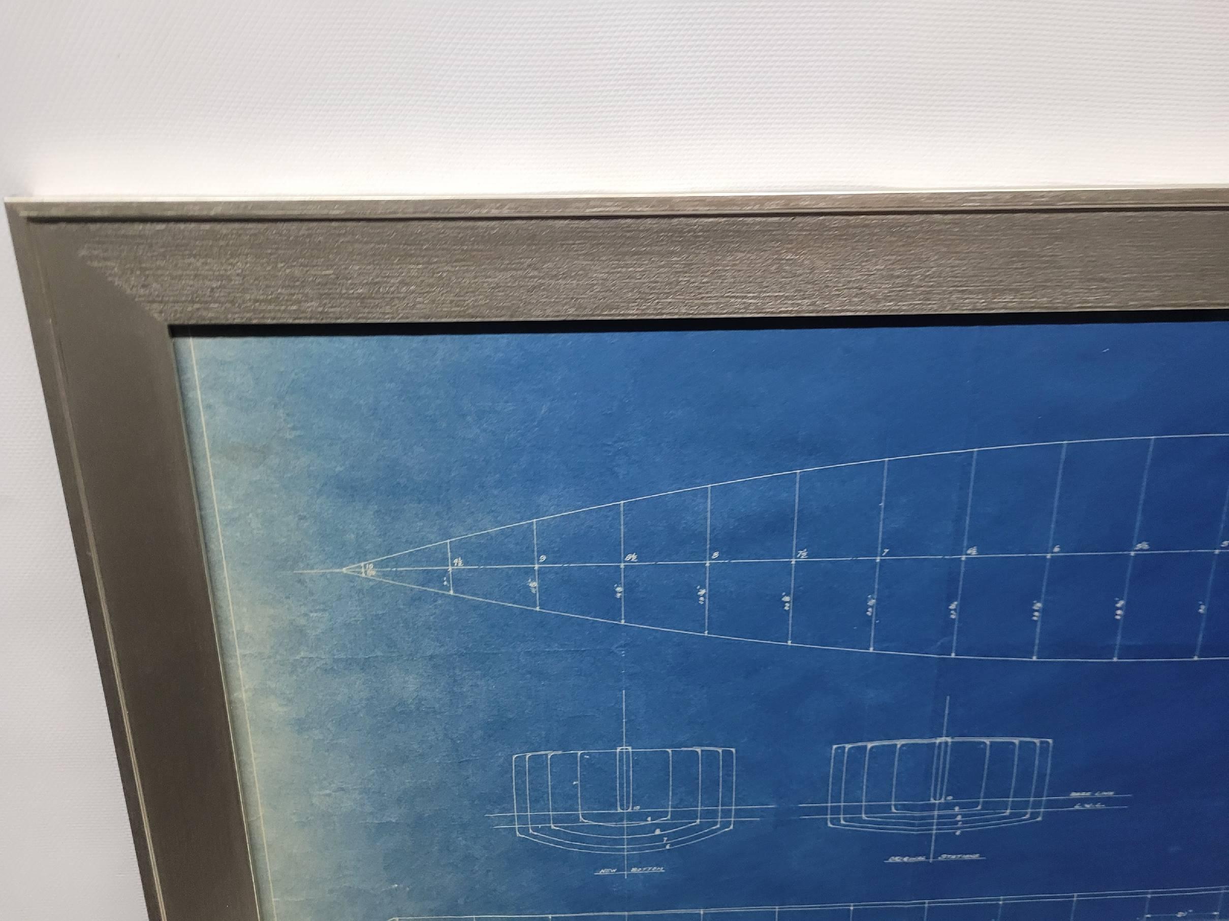 Lawley 225 Racing Yacht Lines Drawing Blueprint (en anglais) Bon état - En vente à Norwell, MA
