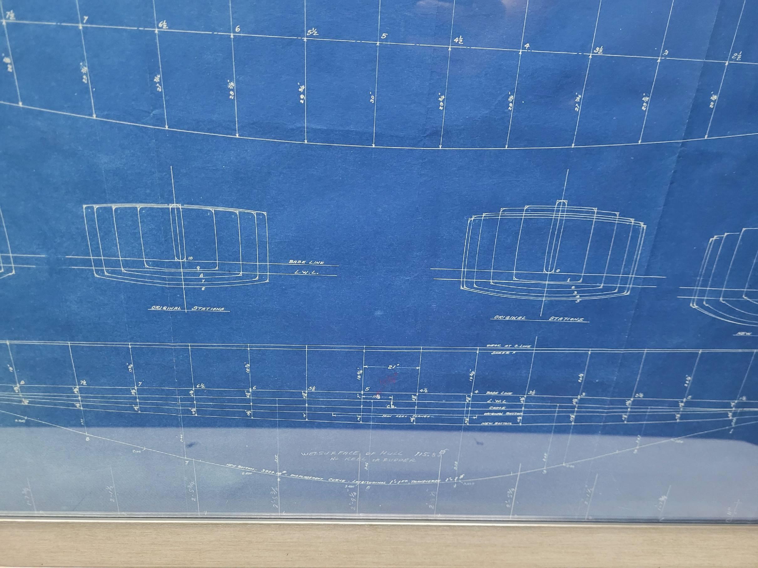 Lawley 225 Racing Yacht Lines Drawing Blueprint (en anglais) en vente 1