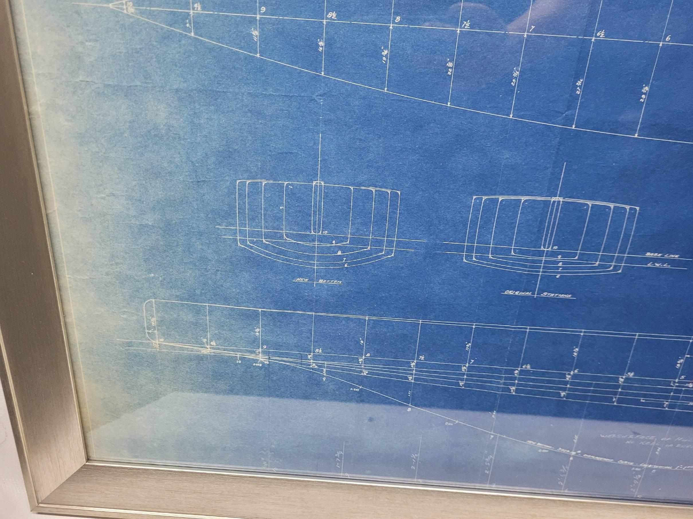 Lawley 225 Racing Yacht Lines Drawing Blueprint (en anglais) en vente 2