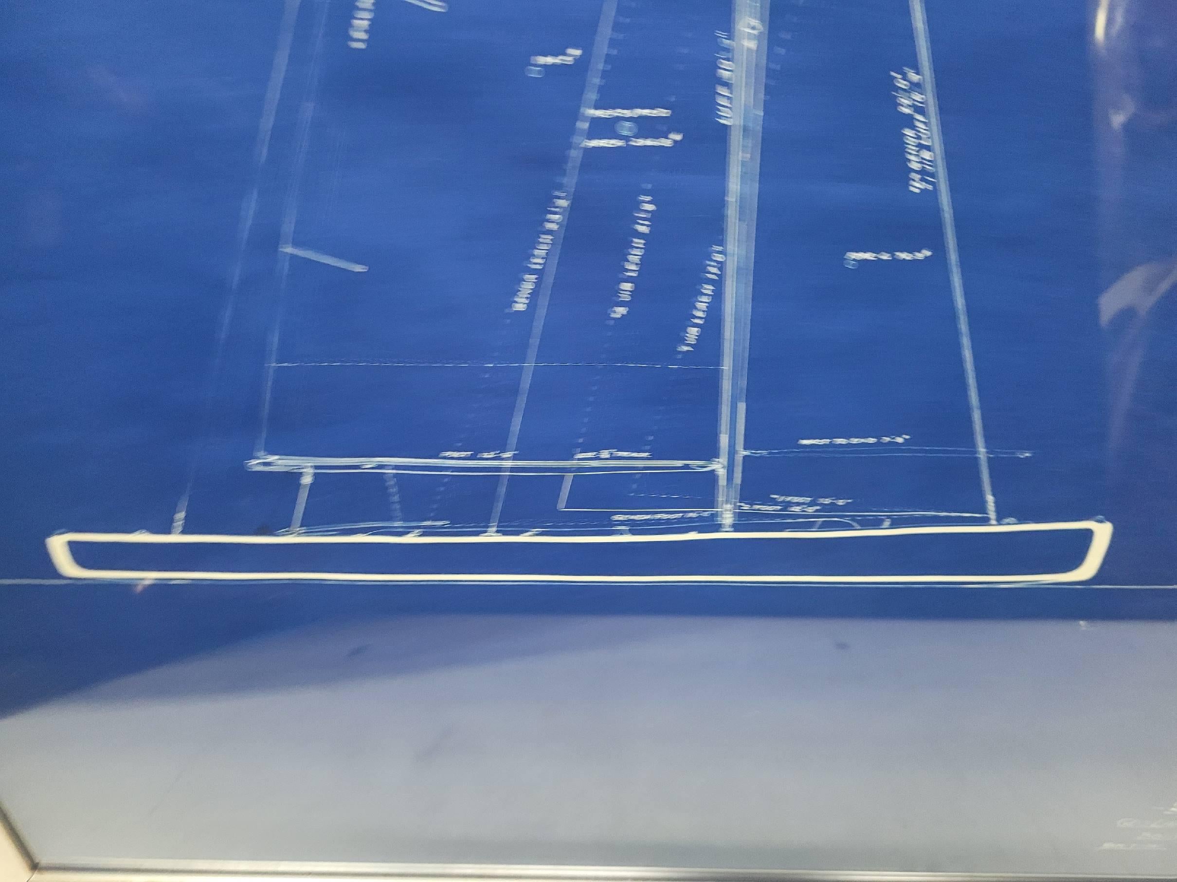 Papier Plan de voilure original pour le yacht de classe 260, par George Lawley en vente