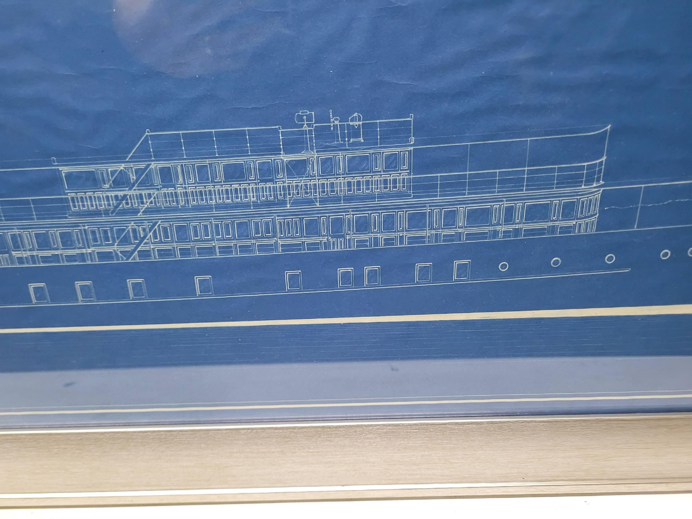 Plan de 1914 d'un yacht à moteur de 175 pieds par Gielow et Orr en vente 2