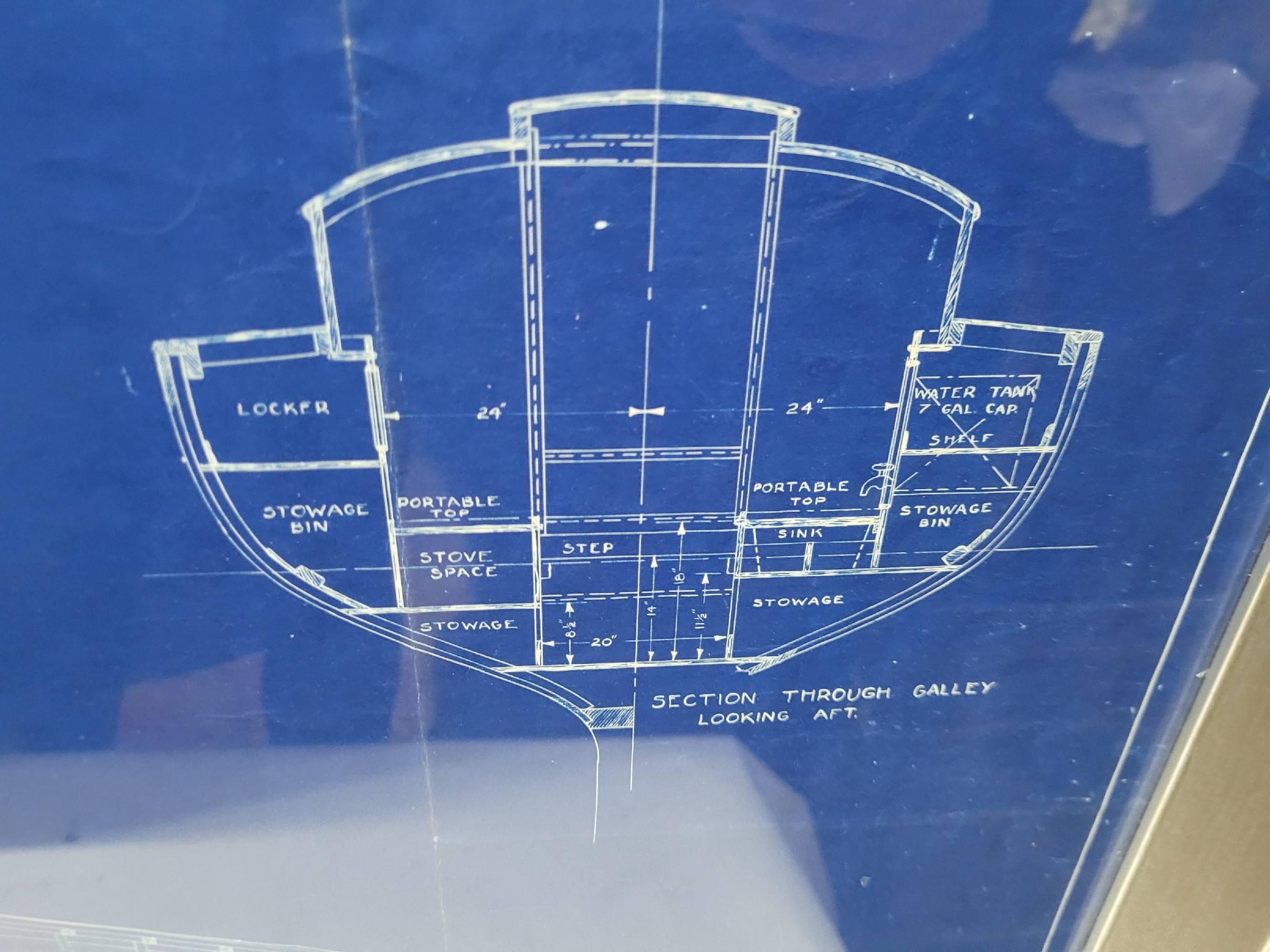Super rare plan de sloop de course U.S. One Design/One en vente 7