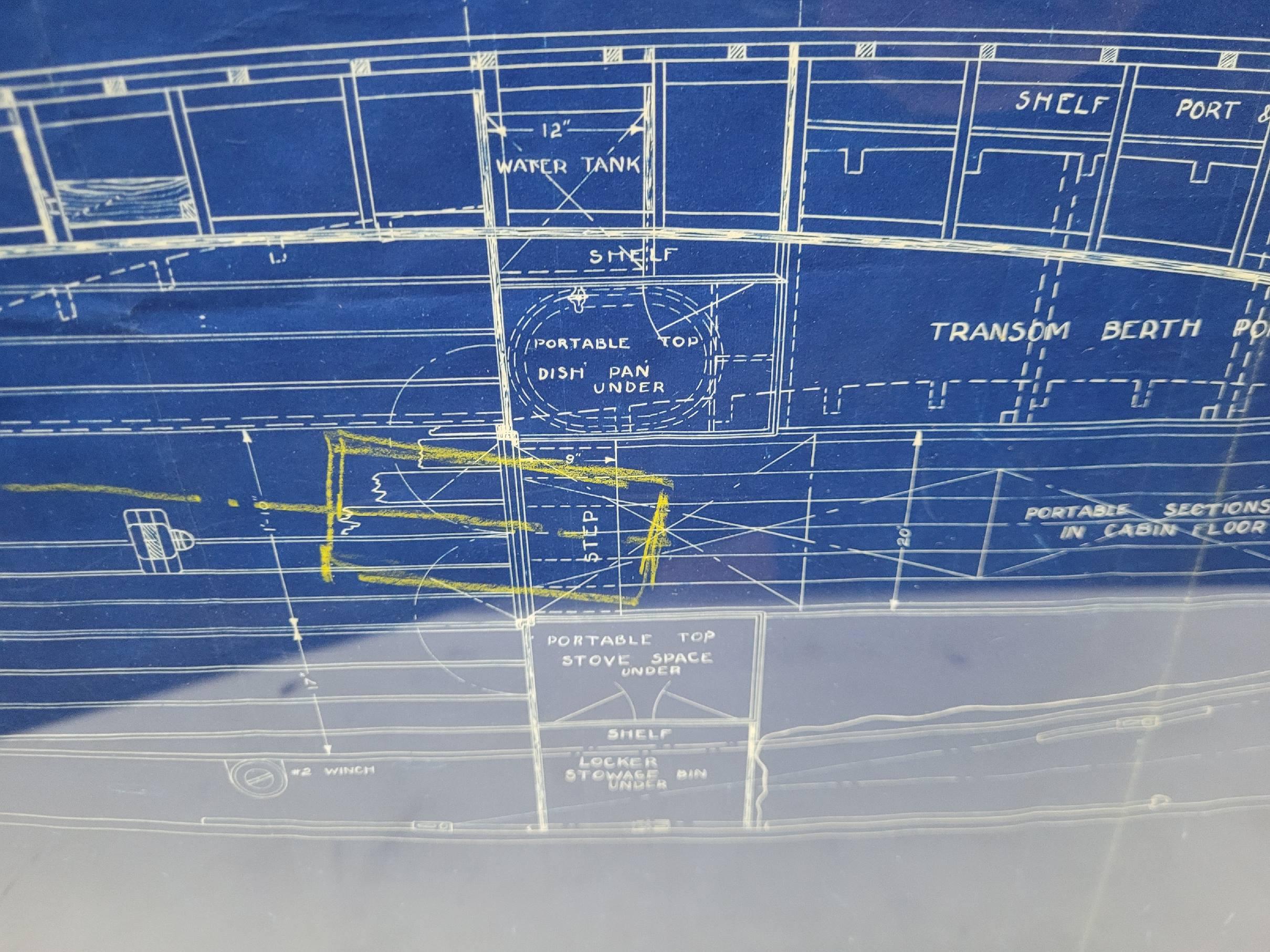 Super rare plan de sloop de course U.S. One Design/One en vente 8