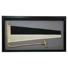 Framed Maritime Signal Pennant Numeral Five