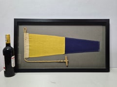Framed Maritime Signal Pennant Numeral Two