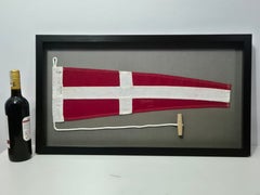 Framed Maritime Signal Pennant Numeral Eight
