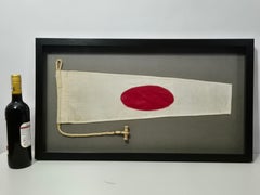 Framed International Code of Signals Numeral One Linen Pennant