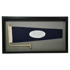 Framed International Code of Signals Numeral Two Linen Pennant