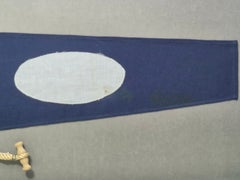 Framed International Code of Signals Numeral Two Linen Pennant