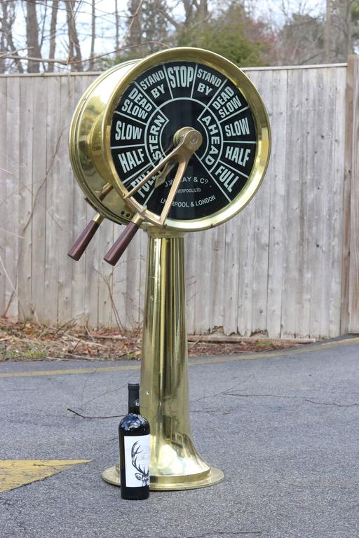 Engine Room Telegraph by JW Ray For Sale at 1stDibs