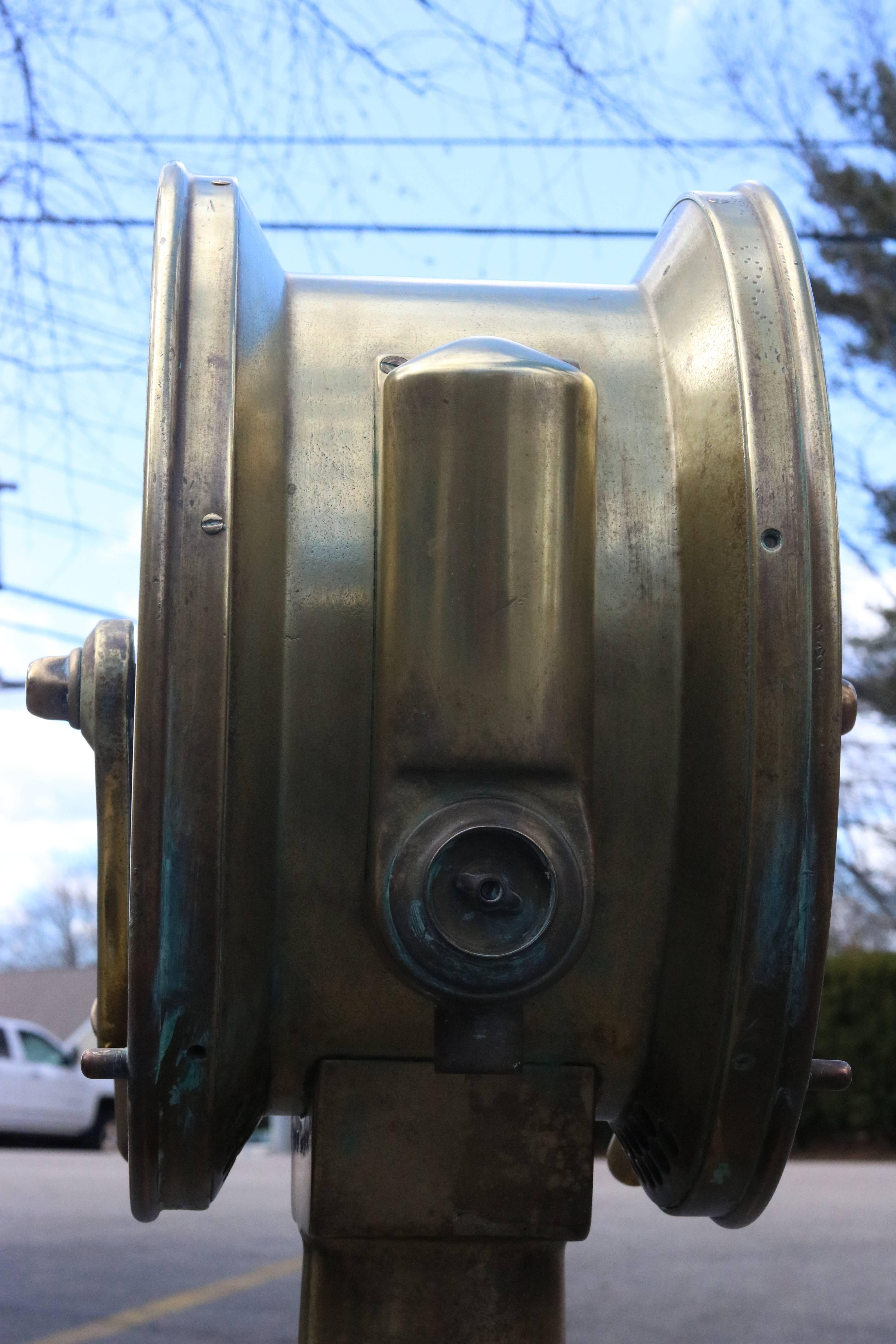 Brass Engine Room Telegraph by Robinson of Liverpool 2