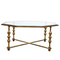 Low Coffee Table in the Taste of Gilbert Poillerat, circa 1940 11
