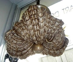 Jean-Charles Moreux Pendant in Patinated Plaster, circa 1940