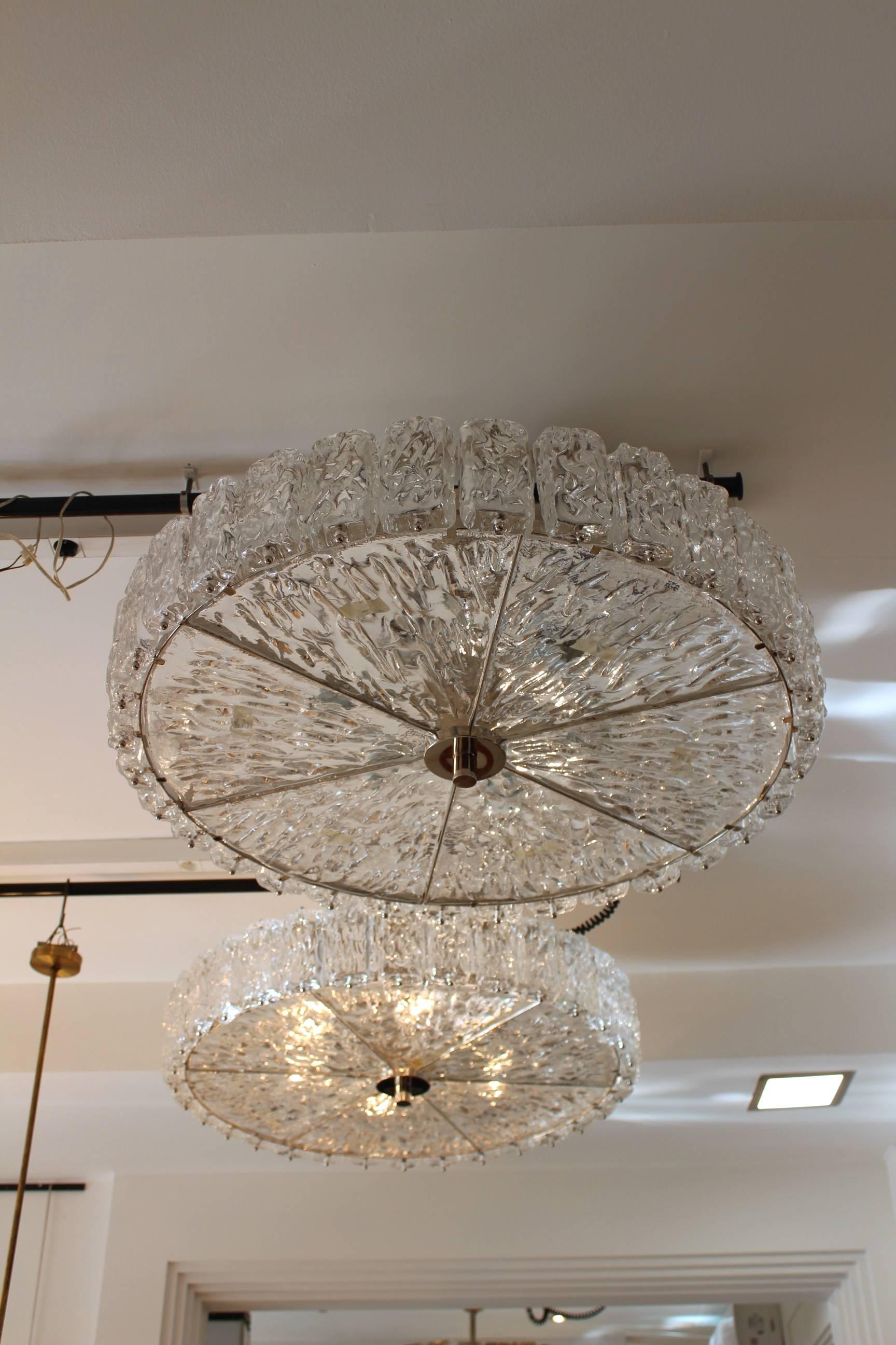 Fantastic Barovier Style Murano Chandelier In Excellent Condition In Saint-Ouen, FR