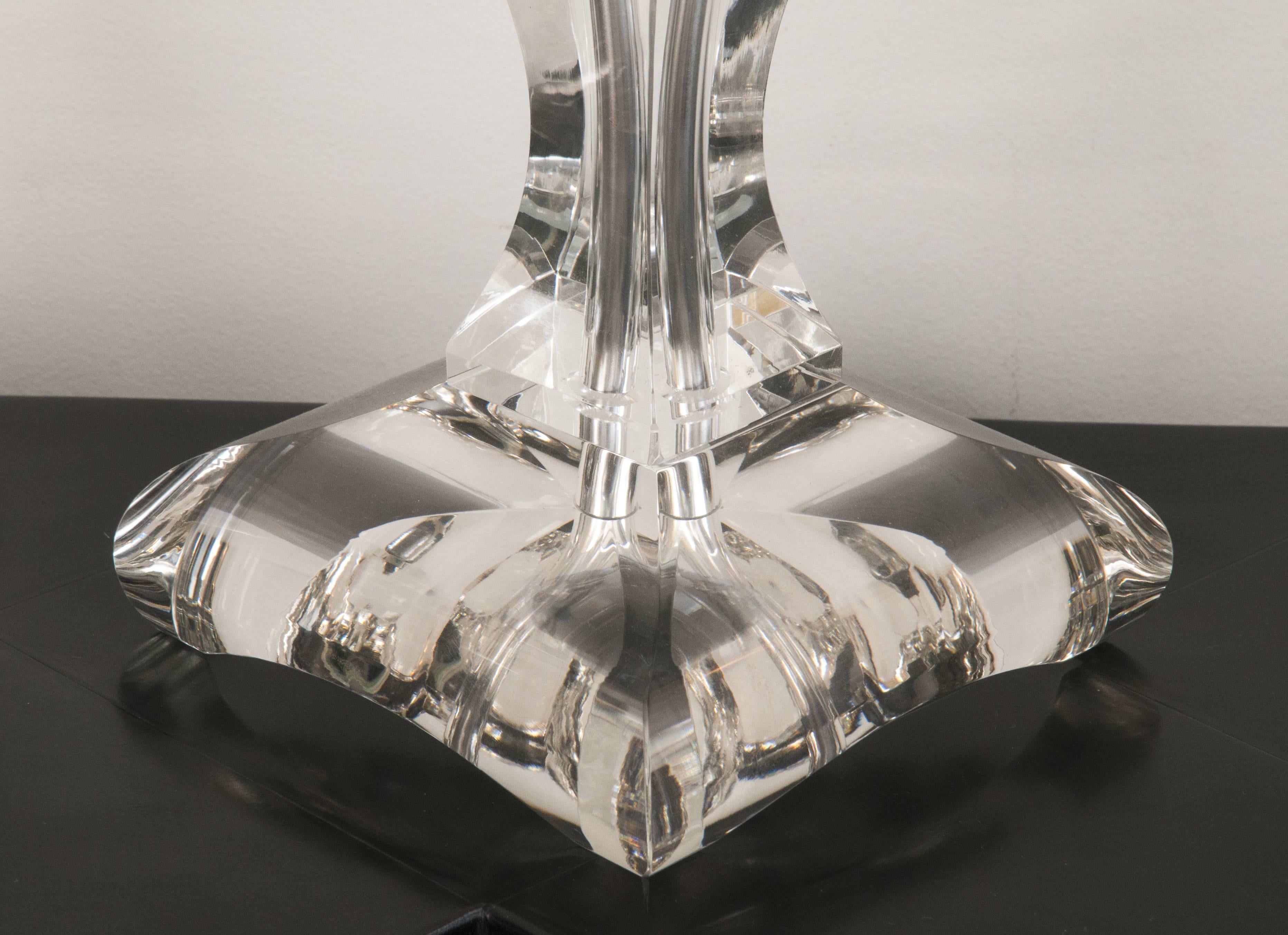 Elegant Pair of Lamps in Murano Glass 2