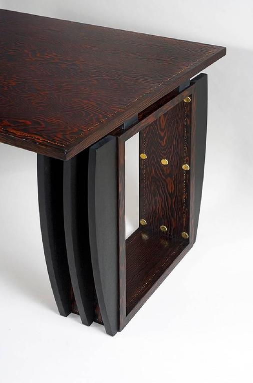 André Sornay Oregon Pine Dining Room Table, circa 1935 For Sale at 1stDibs