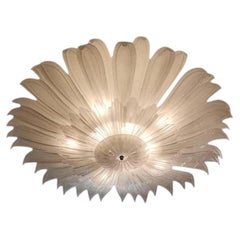 Daisy Flower Murano Glass Ceiling Light