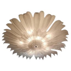 Daisy Flower Murano Glass Ceiling Light