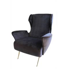 Spectacular Pair of Armchairs "Throne", circa 1970