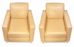 Alfred Porteneuve "Hydravion" Model, Pair of Armchairs, circa 1940