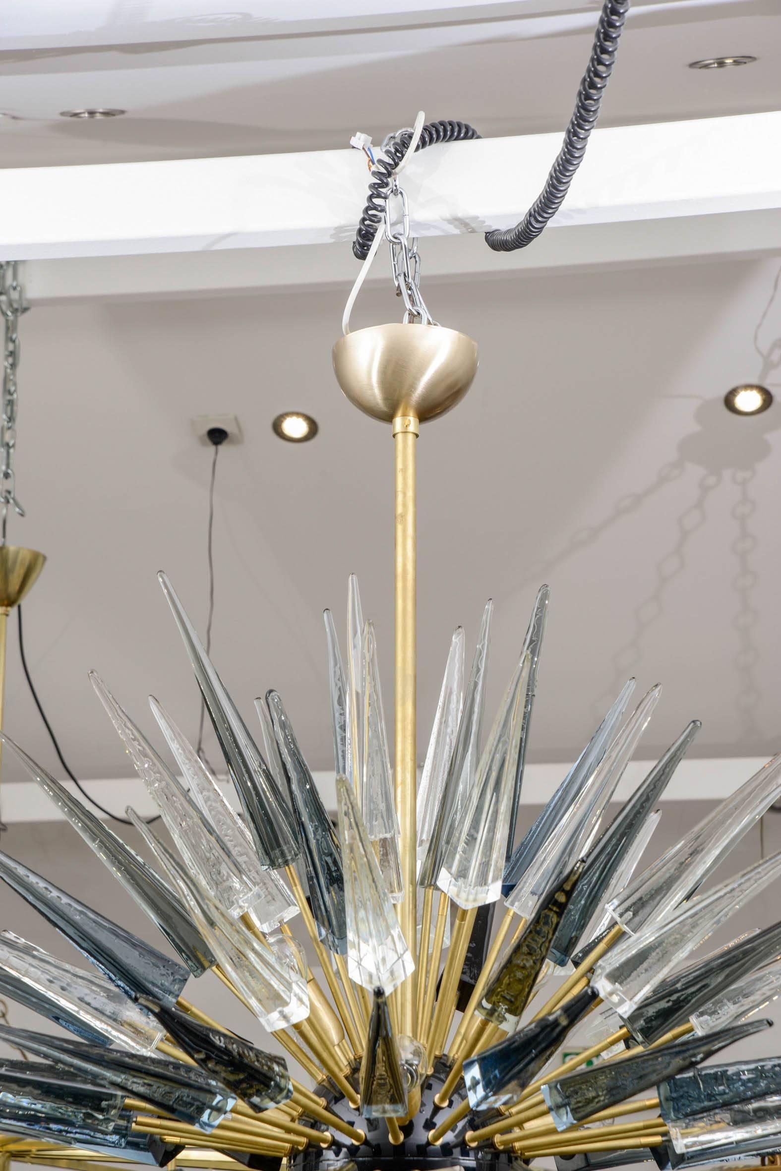 Italian Exceptional Murano Glass Sputnik Chandelier