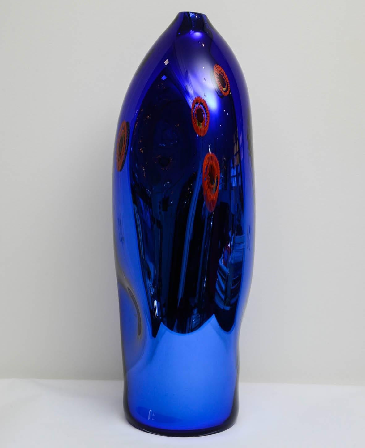 Contemporary Spectacular Murano Glass Vase by Davide Dona, Unique Piece