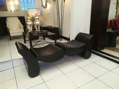 Magnifique banc en acier oxydé de Stéphane Ducatteau