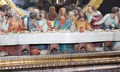 Capodimonte 'The Last Supper' Figural Group by Giacomo Leotti