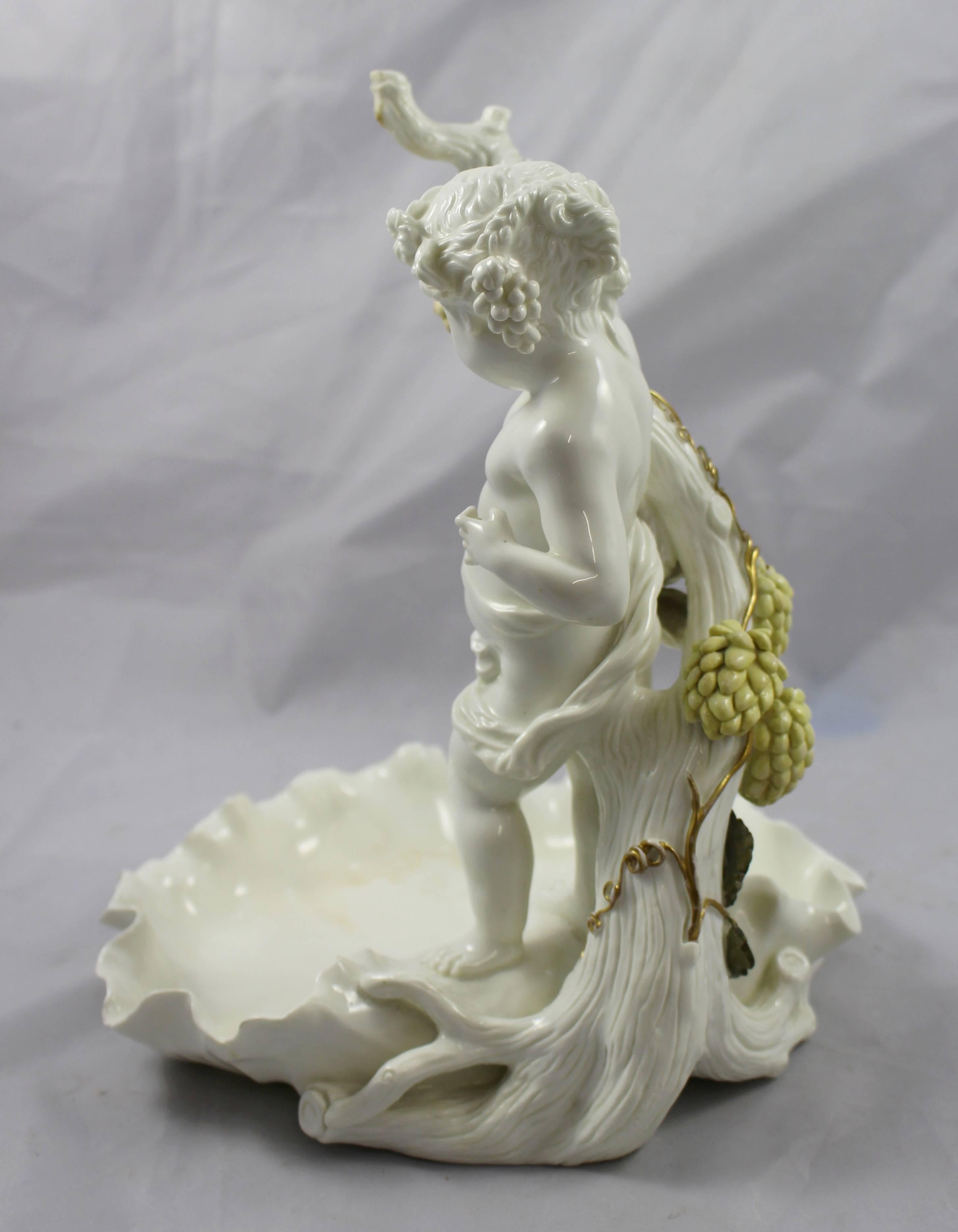 Late 19th Century Moore Bros Cherub Sweetmeat Dish Centrepiece In Good Condition In Worcester, Worcestershire