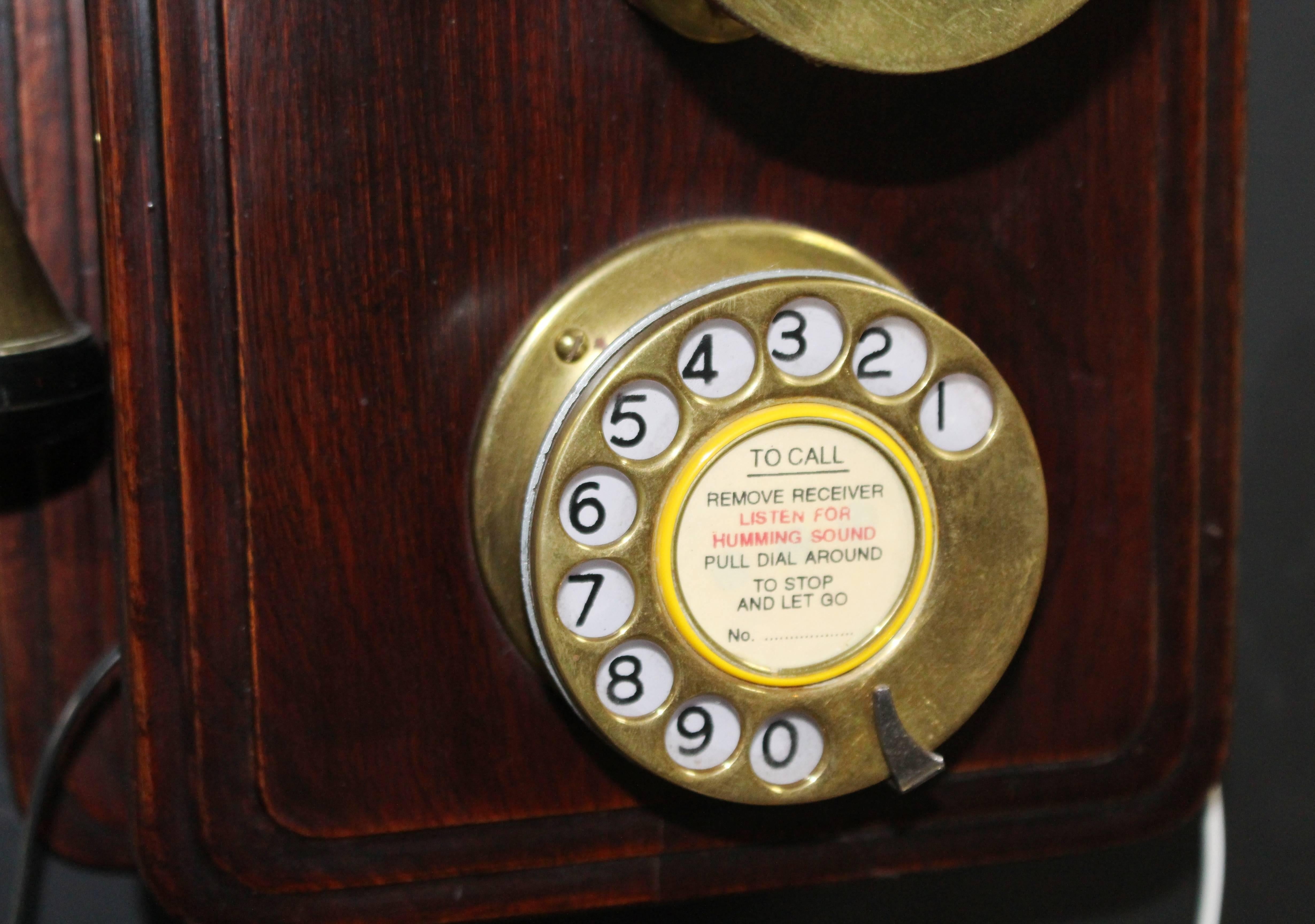 Vintage Early 20th Century Siemens London Wall Telephone Pat. 328928 1