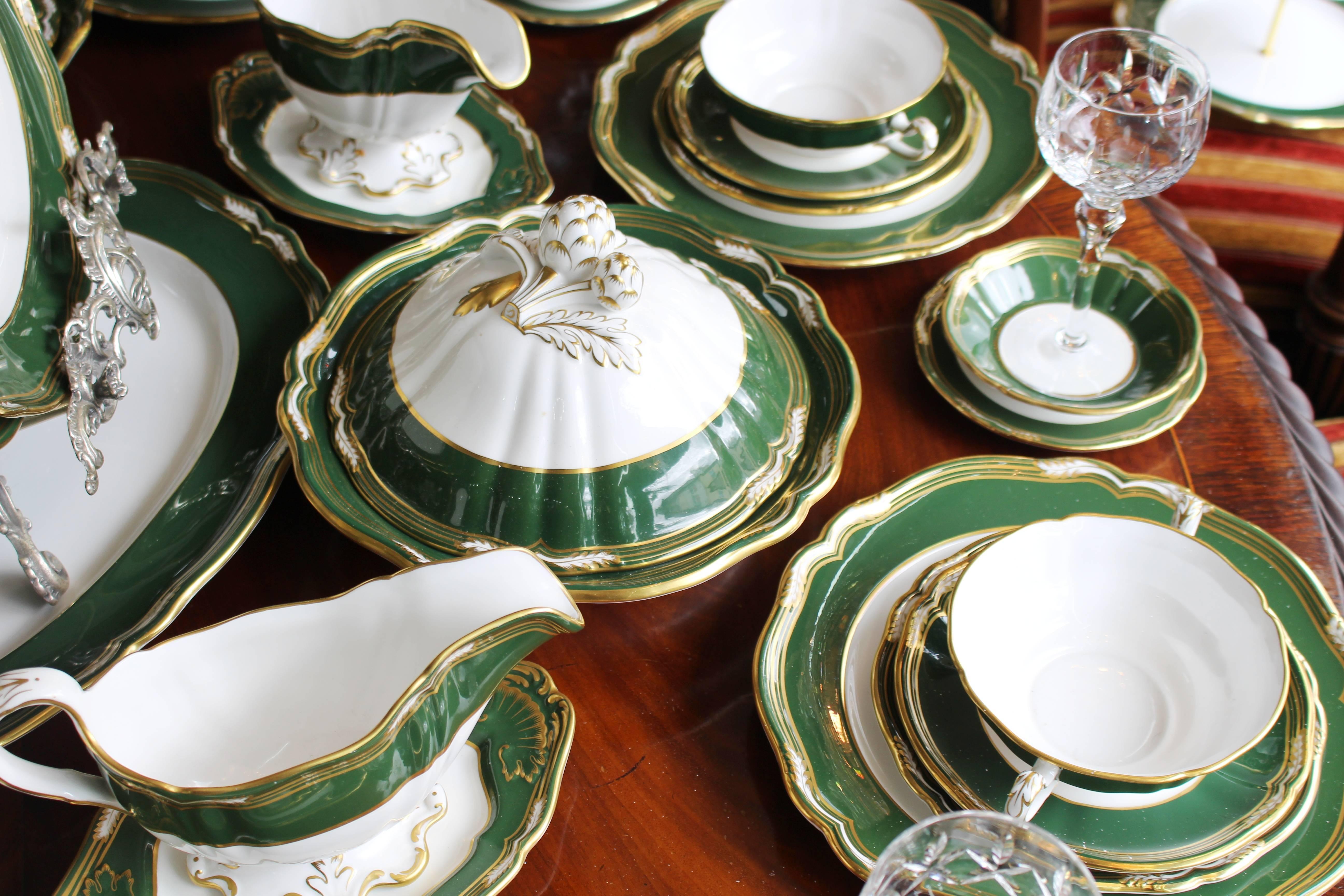 Porcelain Very Large Fine Spode Harrogate Dinner, Tea and Coffee Service